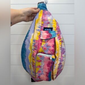 Kavu Colorful Tie-Dye rope sling Crossbody Bag